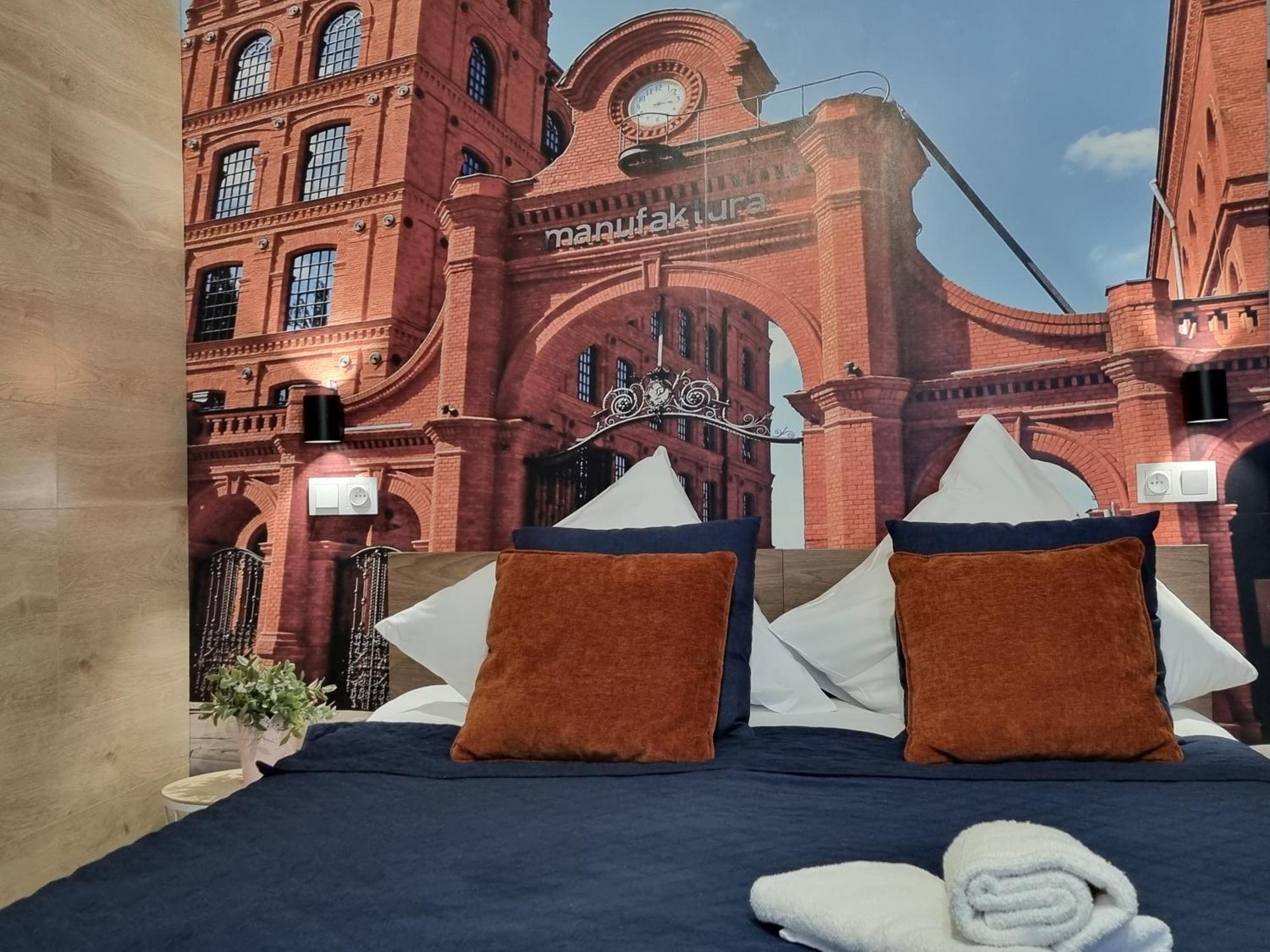 Q Apart Coral - Studio, Manufaktura, Parking Gratis, Tv Max, Fv, Gwarancja Zadowolenia Lägenhet Łódź Exteriör bild